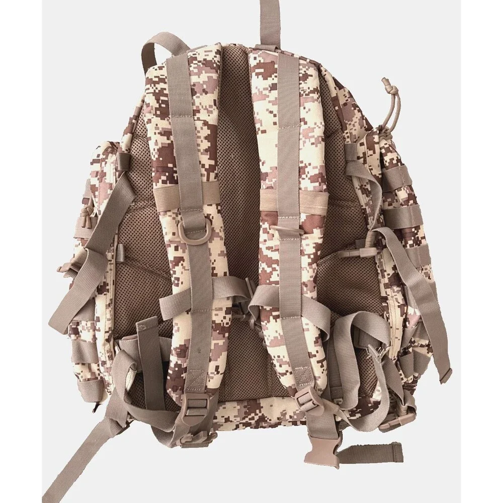 HIGHLAND TACTICAL Ballistic Backpack MOLLE Gear Bag Desert Digi Camo Military